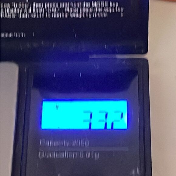 1.25” cream colored carved goldfish/koi charm/pendant with double jump hoop - Picture 8 of 8